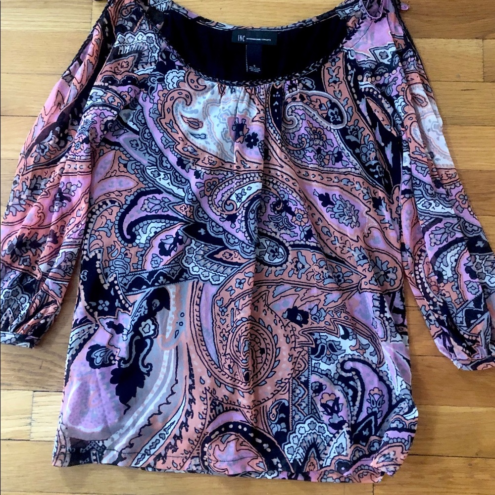 INC Paisley Blouse